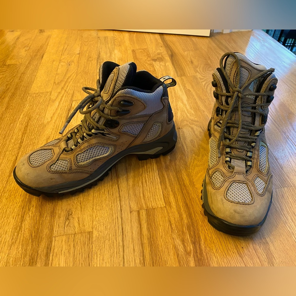 Vasque hiking boots with Gore Tex and Vibram soles